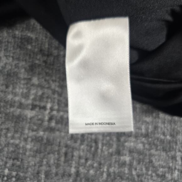 Express Crew Neck Cap Sleeve Tie Wrap Mini Sheath Dress Women's Size Small Black - Picture 4 of 7